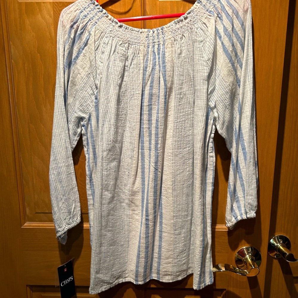 Chaps off shoulder boho style top size L 🍎 - Picture 5 of 5